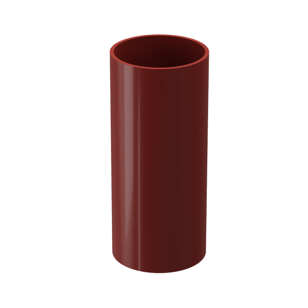 Труба водосточная 2 м Standard, красный - 1